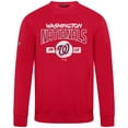 thumbnail image 2 of Men's Levelwear Red Washington Nationals Punch Out Pullover Sweatshirt, 2 of 3