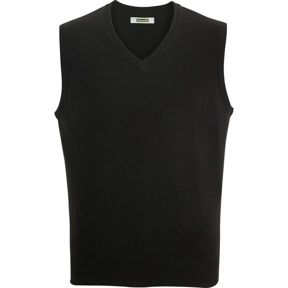 Edwards V Neck Vest Interlock Acrylic