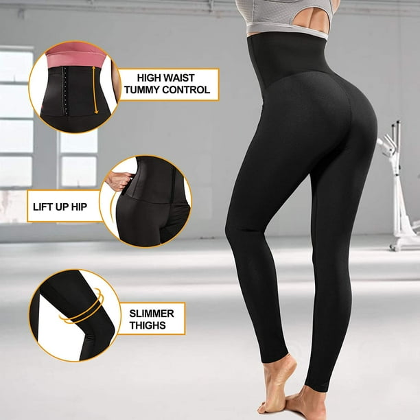 Pants for Women Sweat Compression Yoga Pants Hot Training Leggings
