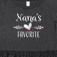thumbnail image 4 of Inktastic Nana's Favorite Heart Grandchild Girls Toddler Dress, 4 of 5
