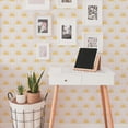 thumbnail image 5 of Tempaper Suns Yellow Removable Peel and Stick Wallpaper, 20.5" x 16.5', 5 of 9