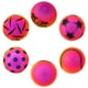 thumbnail image 3 of KAKOWELY 6 pelotas de arcoíris inflables de verano para piscina, pelotas de playa coloridas para niños, 3 of 4