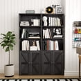 thumbnail image 2 of Librería oneinmil, 5 niveles, con puertas, color negro industrial, 2 of 9