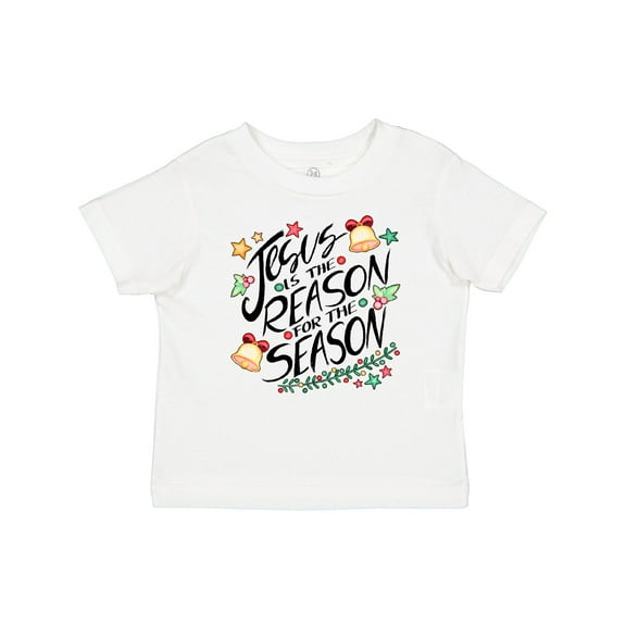 Inktastic Jesus is the Reason for the Season Christmas Bells and Stars Boys or Girls Baby T-Shirt
