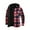 Red, variant on Wutalume Men's Flannel Button-Up Jacket with Plaid Design, Fleece Lined for Warmth, Chest Pockets for Storage, Casual and Stylish for Daily, Work and Weekend Wear,Blue L