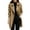 Khaki, variant on Shirts For Women Wool Thin Coat Trench Jacket Ladies Long Slim Overcoat Outwear Solid Button Elegant Coat Pocket Jacket Womens Tops