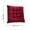 thumbnail image 2 of Chair Cushion for Dining Room - Thick Gel Memory Foam, Orthopedic Back Support, Non-slip Base, Office & Friend Desk Chair Seat Pad, 2 of 8