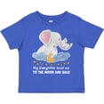 thumbnail image 3 of Inktastic My Babysitter Loves Me to the Moon and Back Elephant Family Boys or Girls Toddler T-Shirt, 3 of 5