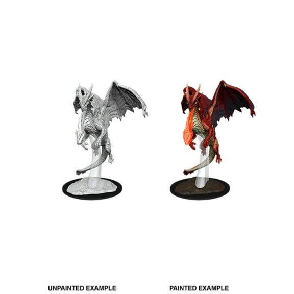 WizKids WZK90035 Dungeons & Dragons Nolzurs Marvelous Unpainted Young RD Dragon W11 Miniature