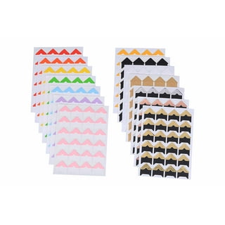  Tofficu 8 Sheets Lamination Picture Corners for Scrapbooking  Adhesive Tape Photo Album Storage Book Picture Open The Window Scrapbook  Photo Corner Decorate Photo Corner Protector Sticker : Office Products