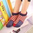 thumbnail image 2 of iHPH7 Slipper Socks for Women Lounge Socks Womens Ankle Socks Thick Socks Womens Fuzzy Socks Sock Slippers for Women Comfortable Socks for Women Watermelon Red One Size, 2 of 9