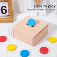 thumbnail image 3 of Kit de juego de madera, juguete Montessori 4 en 1 con permanencia de objetos, 3 of 9