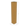thumbnail image 3 of 6x6x36 Kraft Brown Corrugated Shipping Boxes, 32 ECT Single-Wall, Qty 25, 3 of 3