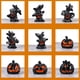 thumbnail image 5 of Halloween Decorative Model Realistic Looking Simulation Ornament Good For Party Decorations Display Props Spooky Season 9 Piece, 5 of 7