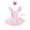 Pink, variant on TTAO Kids Girls Ballerina Swan Lake Dance Leotard Tutu Dress Professional Ballet Outfits with Hair Clip Cuffs Set Pink 7-8