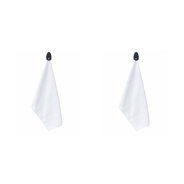 Sonducket Toalla de golf lavable ignífuga palos toallas con gancho colgante bola palo herramienta de limpieza deportiva para profesional blanco Blanco 2piezas Sonducket CBP445802