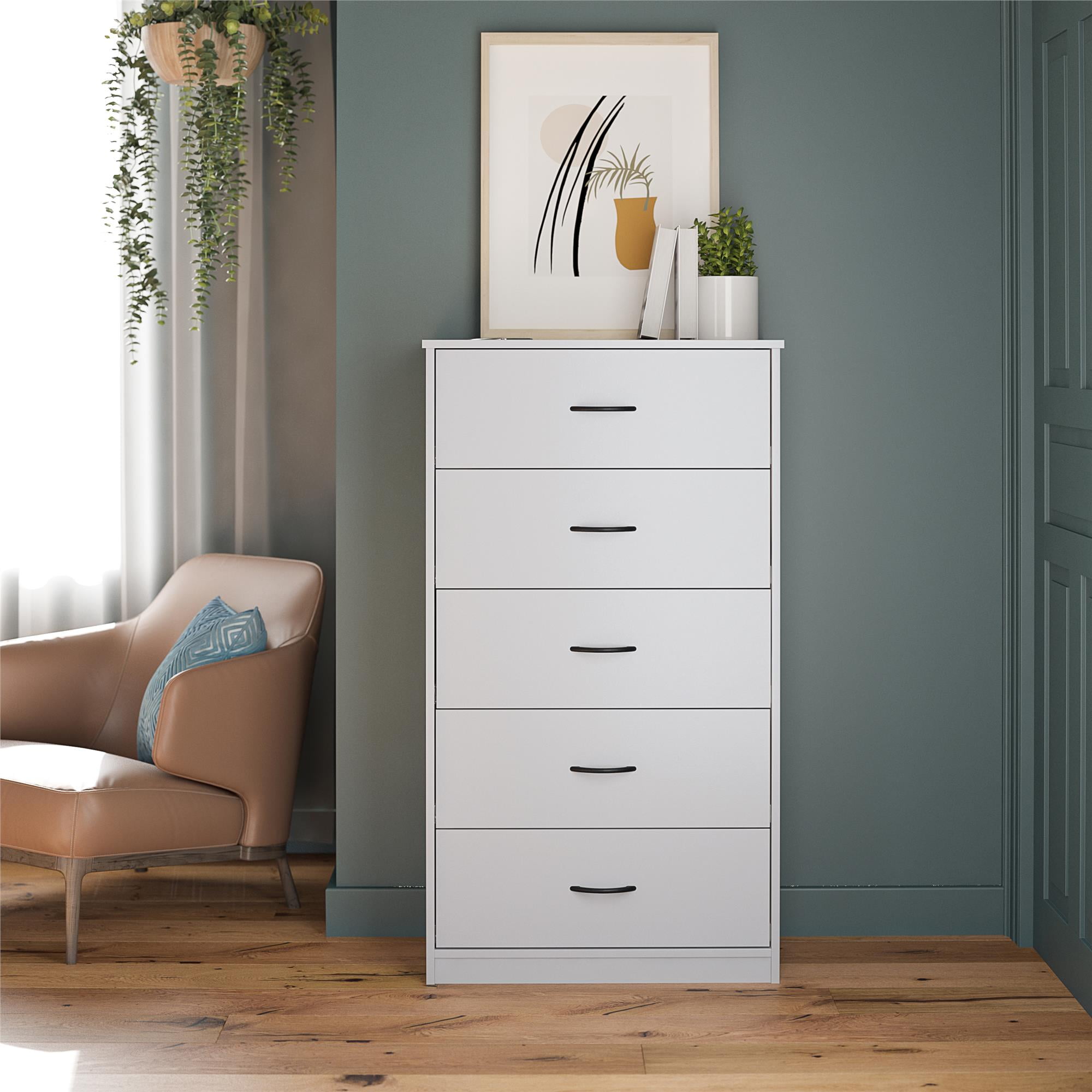 Modern Chest of Drawers Bedside Cabinet Table 1 3 5 Drawer White Grey Black Set 
