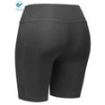 thumbnail image 6 of Deago Yoga Shorts for Women High Waist Workout Shorts Tummy Control Running Biker Shorts with Side Pockets (Black, M), 6 of 9