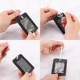 thumbnail image 4 of Luggage tag Loops, 100 Pcs PVC Loop Straps Bag Tag Loops Holders Worm for ID Card Bags Suitcase Label Fasteners, Red, 4 of 5