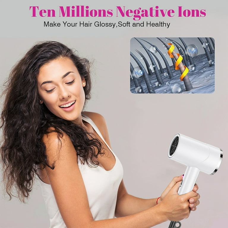 EQWLJWE Plug Ionic Hair Dryer,Safety Upgrade Constant Temperature