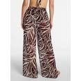 thumbnail image 3 of Time and Tru Women's and Women's Plus Wide Leg Coverup Pants, Sizes XS-3X, 3 of 5