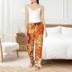thumbnail image 4 of Fotbe Hippie Flower Pantalones de Pijama para Mujer, Pantalones de Dormir, Pantalones Pj con Cordón y Bolsillos-Large, 4 of 6