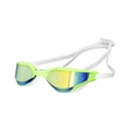 thumbnail image 1 of Gafas de natación portátiles con correa ajustable, gafas de natación profesionales suaves antivaho para piscina y buceo. Blanco y verde, 1 of 7
