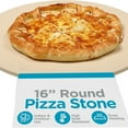 thumbnail image 2 of Pizza Stone for Oven and Grill | 16" Cordierite Baking Stone for Cooking, Bread, Pie, BBQ | Indoor - Outdoor | Grill, Smoker, Toaster Use | Ceramic Sheet for Crispy Crust, 2 of 6