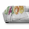 thumbnail image 3 of Jacob Soft Flannel Fleece Blanket, Balloon Font Design Widespread Traditional Male Name Cheerful Digital Boyish Design, Cozy Plush for Indoor and Outdoor Use, 60" x 80", Multicolor, by Ambesonne, 3 of 6