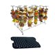 thumbnail image 1 of Stainless Steel Air Fryer Skewer Rack for DZ201/DZ401 Air Fryer Accessories Silicone Pad Set Kitchen Utensils Tool, 1 of 4