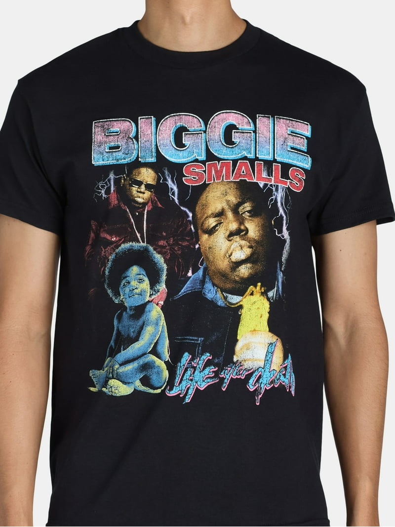 Biggie Men's Collage Graphic Tee with Short Sleeves, Sizes S-3XL