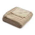 thumbnail image 2 of Mainstays Rustic Designs Vanilla Dream Dot Botanical Cotton Blend Jacquard Knit Tapestry Throw, 50" x 60", 2 of 7