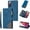 Diamond Blue, variant on Wallet Case for Samsung Galaxy S20 FE 5G, Vintage Premium PU Leather Cover Flip Case with Card Slots Magnetic Closure Zipper Pocket Kickstand Handbag with Hand Strap - Diamond Purple