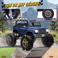 thumbnail image 6 of Licensed Chevrolet 24 Volt Ride on Toys, Joyracer 2 Seater Electric Car for Kids with Remote, Music, USB, LED Lights, Blue, 6 of 12