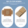 thumbnail image 3 of Raindrops  3 Pcs Braided Belt Stretchy Belts for Women Woven Waist Miss, 3 of 6