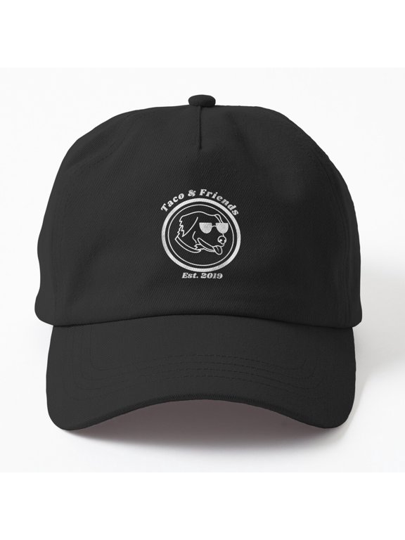 Taco Friends Trivia Baseball Cap, Food Graphic Design