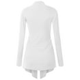 thumbnail image 2 of Made by Johnny Women's Draped Open Front Cardigan XXXL WHITE, 2 of 6
