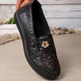 thumbnail image 4 of Office Womens Orthopedic Shoes, Office Women Shoes Slip On, Loafers for Women Business Casual Shoes Comfortable Lightweight Penny Loafers Slip On Work Shoes Comfort Walking Flats, Black 5.5, 4 of 8