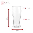 thumbnail image 6 of Govino 5221 Tritan Clear Go Anywhere Dishwasher Safe Beer Glass 16 oz., 6 of 7