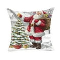 thumbnail image 1 of Cojín de Navidad Puntoco, decoración de Navidad para interiores, almohada de Navidad, funda de cojín, copo de nieve de Navidad, Papá Noel, cojín de lino decorativo para el hogar C Puntoco Puntoco-2732, 1 of 1