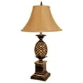 thumbnail image 6 of 32" Gold Metal Pineapple Table Lamp With Gold Classic Empire Shade, 6 of 6
