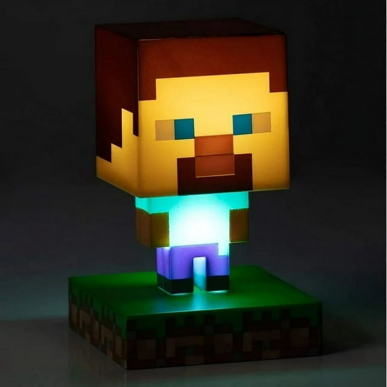 Lampada Minecraft Steve Icon Light Paladone