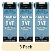 (3 pack) Califia Farms Oat Barista Blend Oat Milk 32 Fluid Ounces