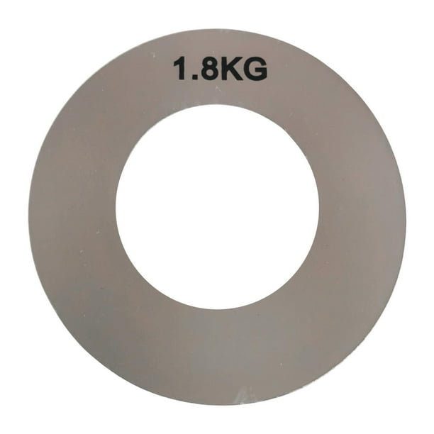 Pegatina portátil para microplacas de pesas, identificación en kilogramos para discos de barra 1.8 kg