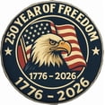 thumbnail image 2 of USA Patriotic Spare Tire Cover United States 250th Anniversary Wheel Protectors Weatherproof Universal Wheel Cover Fit for Rv SUV Travel Trailer Camper Truck, 2 of 10