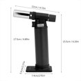 thumbnail image 2 of Refillable Butane Micro Torch Lighter Outdoor Barbecue Cooking Welding Soldering Tool (Black), 2 of 8