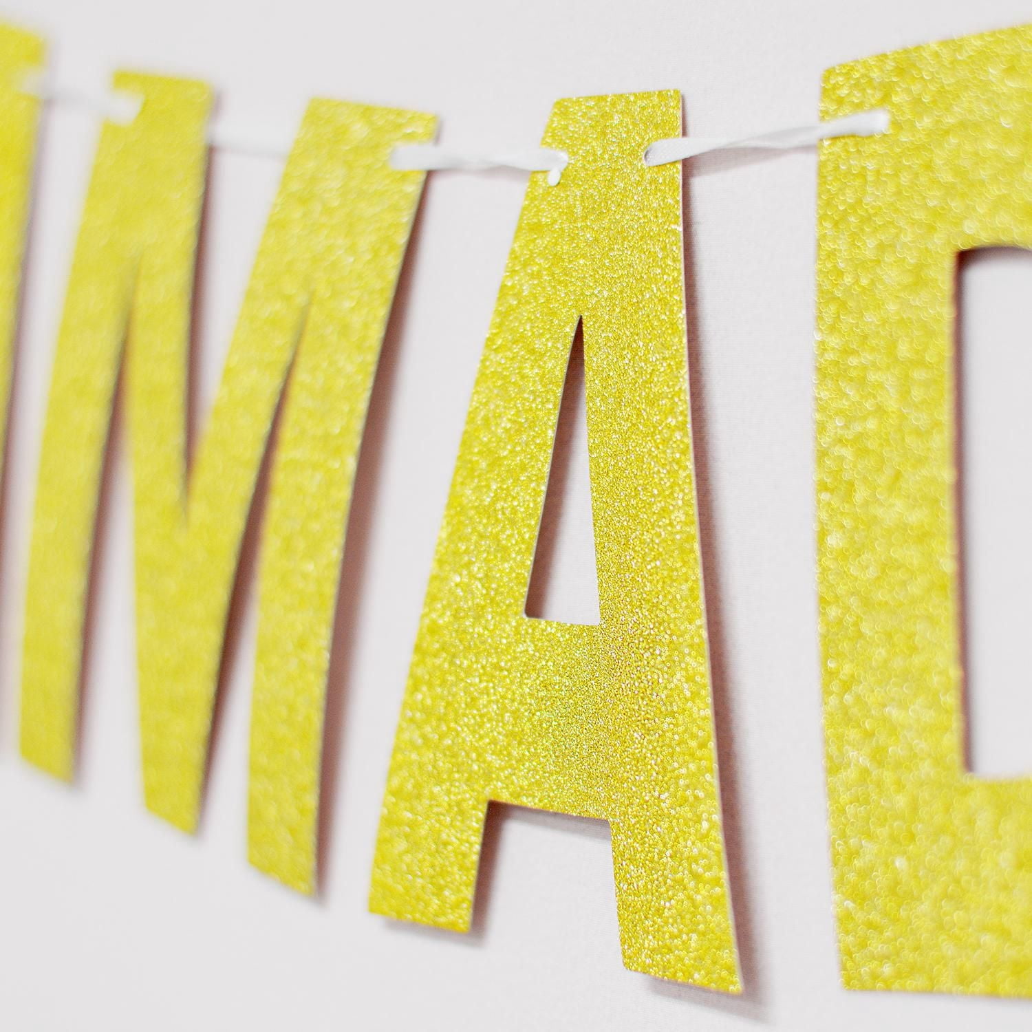 modernEID gold glitter letter Ramadan Eid banner