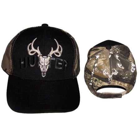 Deer Hunting Hats - Hunter Deer Hunting Baseball Caps Hats Embroidered (HUNTCAP112)