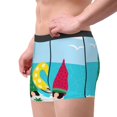 thumbnail image 2 of Fotbe Gnomes On The Beach Calzoncillos Tipo Boxer con Bolsa de Soporte Total para Hombre, X-Temp Fresco, Transpirable y de Secado Rápido-X-Large, 2 of 5