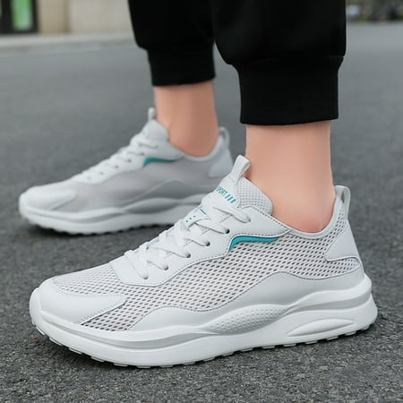 

Yolai Men Sports Shoes Fashion Summer New Pattern Mesh Breathable Comfortable And Non Slip Lace Up Large Casual